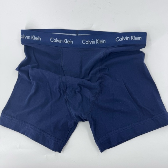 Calvin Klein Men's Deep Blue Boxer Briefs - Picture 1 of 6